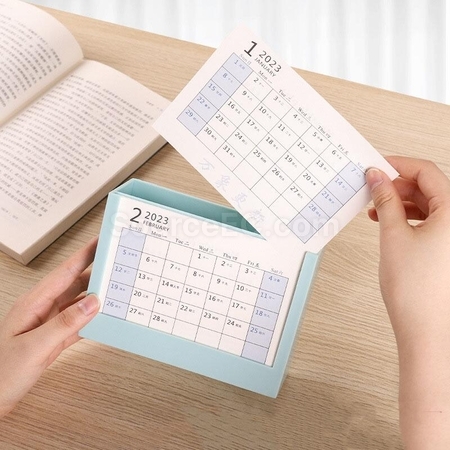 Customization Creative Storage Box Calendar Promotional Products