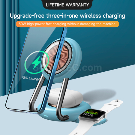 Customization Three in One Wireless Charging Promotional Products