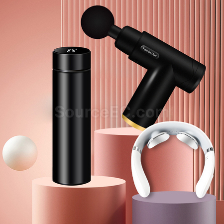 Customization Insulating Cup+Cervical Spine Instrument+Fascia Gun Set Promotional Products