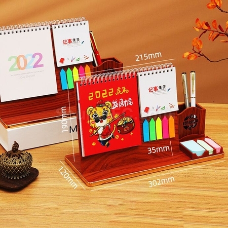 Customization Multifunctional Creative Wooden Calendar Promotional Products