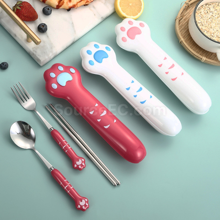 Customization Creative Cat Claw Stainless Steel Tableware Promotional Products