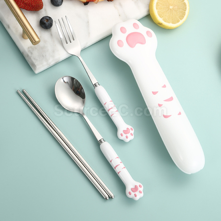 Customization Creative Cat Claw Stainless Steel Tableware Promotional Products