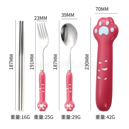 Customization Creative Cat Claw Stainless Steel Tableware Promotional Products