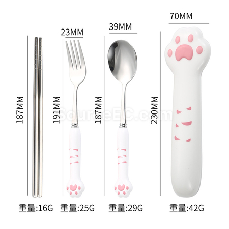 Customization Creative Cat Claw Stainless Steel Tableware Promotional Products