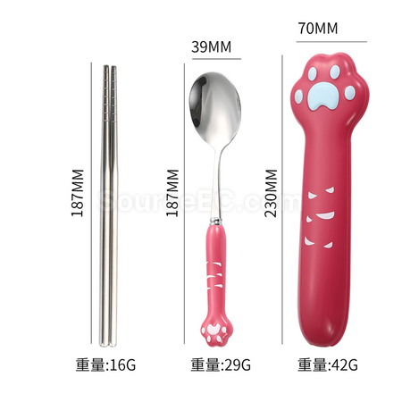 Customization Creative Cat Claw Stainless Steel Tableware Promotional Products