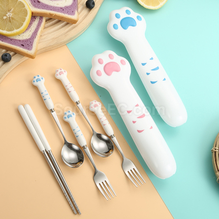 Customization Creative Cat Claw Stainless Steel Tableware Promotional Products