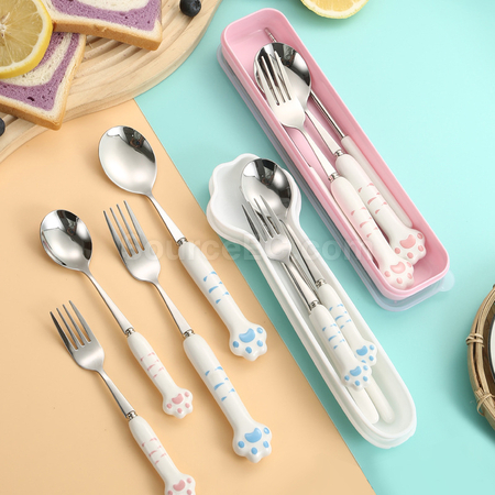 Customization Creative Cat Claw Stainless Steel Tableware Promotional Products