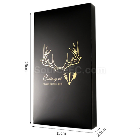 Customization Christmas Antler Stainless Steel Tableware Promotional Products