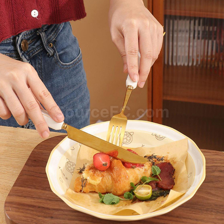 Customization Christmas Antler Stainless Steel Tableware Promotional Products