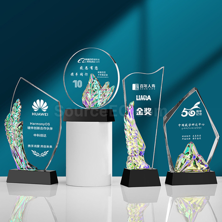 Customization Gradient Crystal Trophy Promotional Products