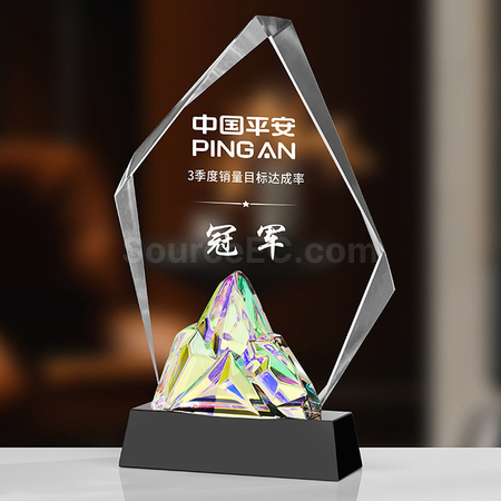Customization Gradient Crystal Trophy Promotional Products
