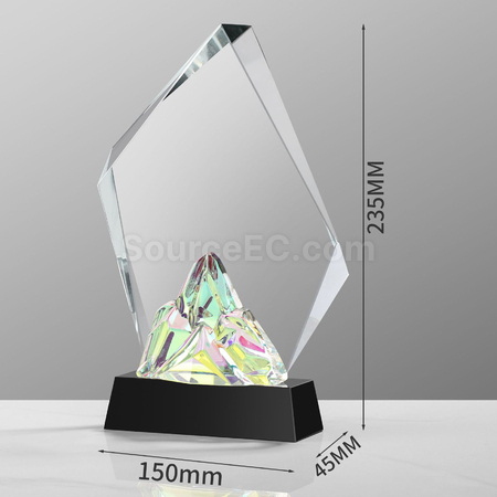 Customization Gradient Crystal Trophy Promotional Products