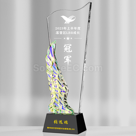Customization Gradient Crystal Trophy Promotional Products