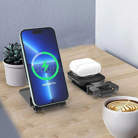 Customization 3-In-1 Wireless Charging Stand Promotional Products