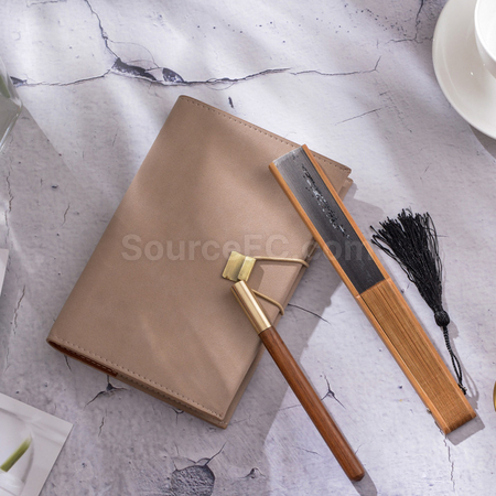 Customization Laptop+Pen+Advertising Fan Set Promotional Products