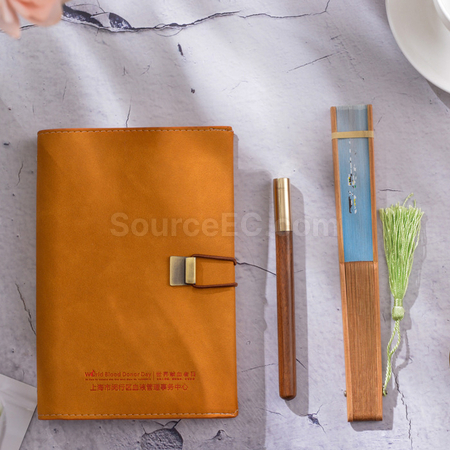 Customization Laptop+Pen+Advertising Fan Set Promotional Products