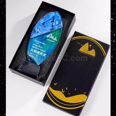 Customization Colorful Color Changing Crystal Trophy Promotional Products
