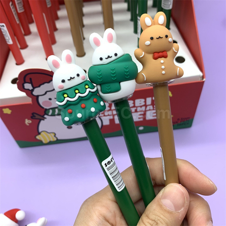 Customization Christmas Pressing Gel Pen Promotional Products