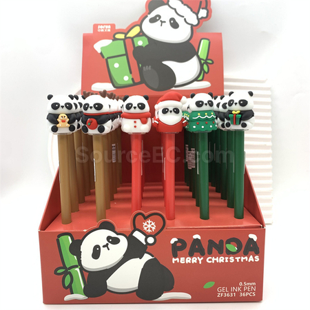 Customization Christmas Pressing Gel Pen Promotional Products