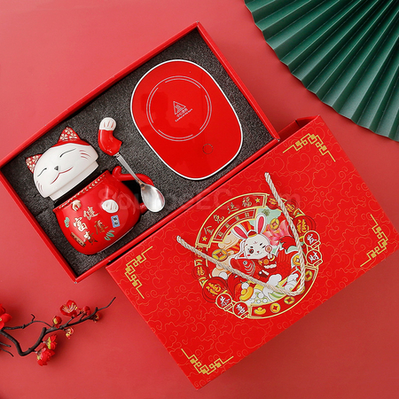 Customization Zhaocai Cat Ceramic Cup Promotional Products