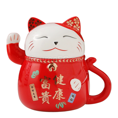 Customization Zhaocai Cat Ceramic Cup Promotional Products