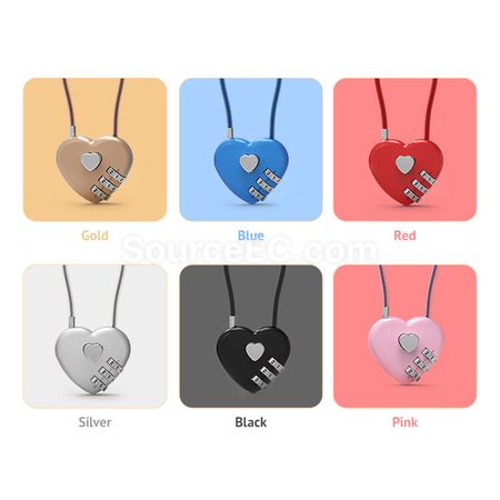 Customization Heart Password Lock Promotional Products