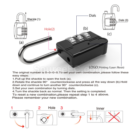 Customization Password Lock Promotional Products