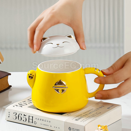 Customization Zhaocai Cat Ceramic Cup Promotional Products