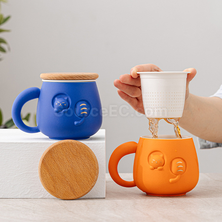 Customization Zhaocai Cat Ceramic Cup Promotional Products