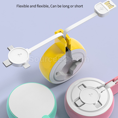 Customization Multifunctional Three-In-One Charging Cable Promotional Products