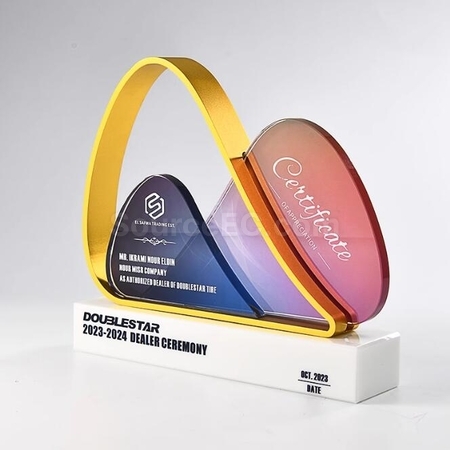 Customization Veuve Clicquot Endeavor Metal Crystal Trophy Promotional Products