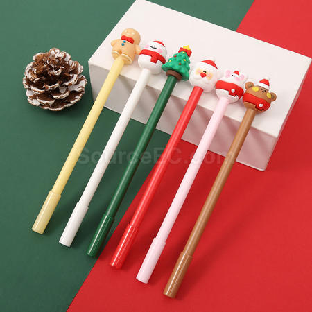 Customization Christmas Pressing Gel Pen Promotional Products