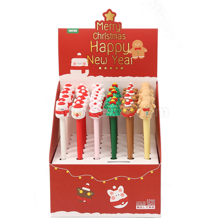 Customization Christmas Pressing Gel Pen Promotional Products