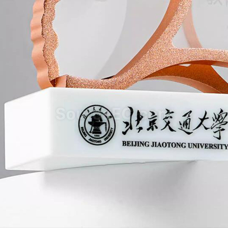Customization Ginkgo Leaf Crystal Seat Promotional Products