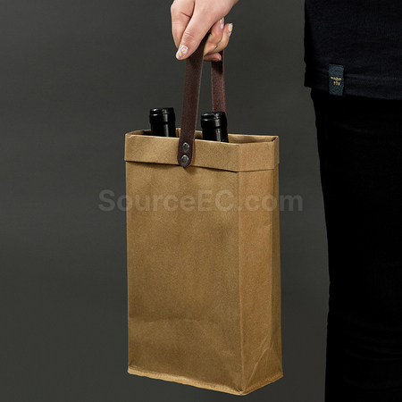 Customization Kraft Paper Wine Bag Promotional Products