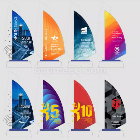 Customization Crystal Trophy Promotional Products