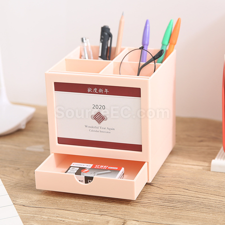 Customization Rotatable Pen Holder Storage Box Promotional Products