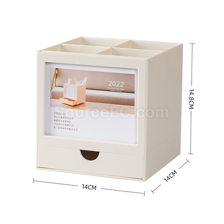 Customization Rotatable Pen Holder Storage Box Promotional Products