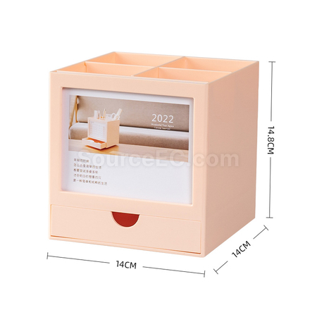 Customization Rotatable Pen Holder Storage Box Promotional Products
