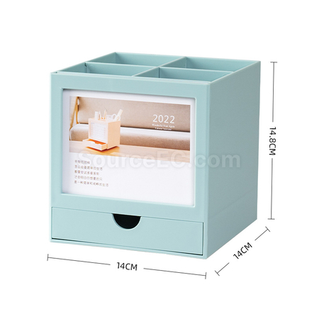 Customization Rotatable Pen Holder Storage Box Promotional Products