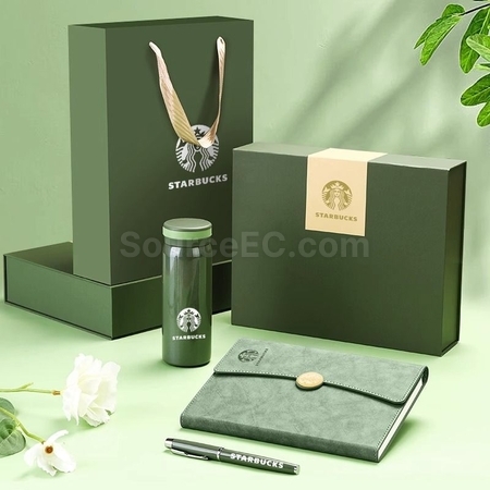 Customization Gift Set With Thermal Mug And Notebook Promotional Products