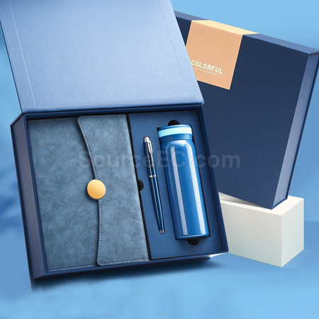 Customization Gift Set With Thermal Mug And Notebook Promotional Products