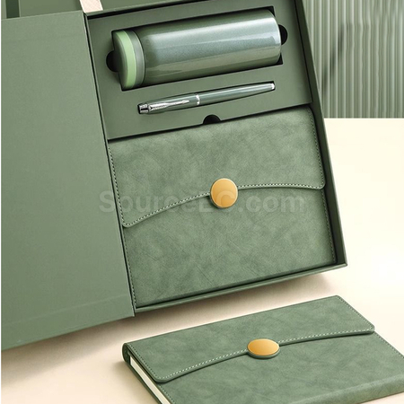 Customization Gift Set With Thermal Mug And Notebook Promotional Products