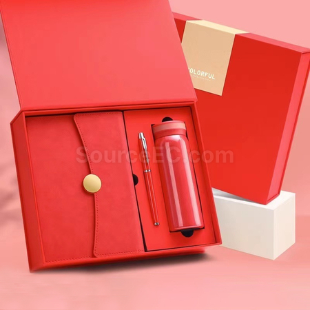 Customization Gift Set With Thermal Mug And Notebook Promotional Products