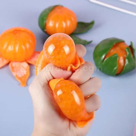 Customization Fun Orange Stress Relief Toy Promotional Products