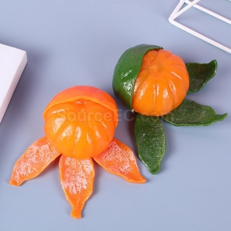 Customization Fun Orange Stress Relief Toy Promotional Products