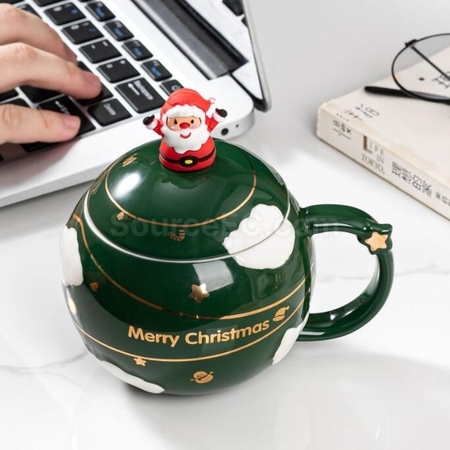 Customization Christmas Cup Ceramic Cup Promotional Products