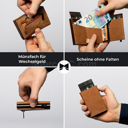 Customization Tri-Fold Anti-Magnetic Card Holder Promotional Products