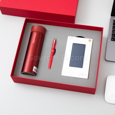 Customization Insulation Cup+Xiaomi Power Bank Set Promotional Products