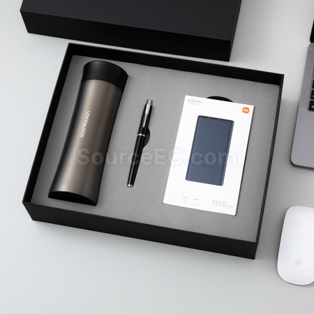 Customization Insulation Cup+Xiaomi Power Bank Set Promotional Products